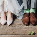 Ilustrasi sepatu pengantin